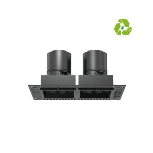 68 Twin Square Trimless Adjustable | DuraGreen